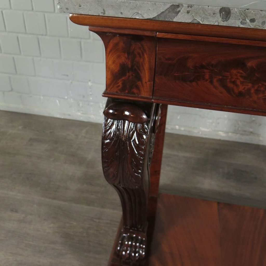 Wandtisch Konsolentisch Biedermeier 1820 Mahagoni