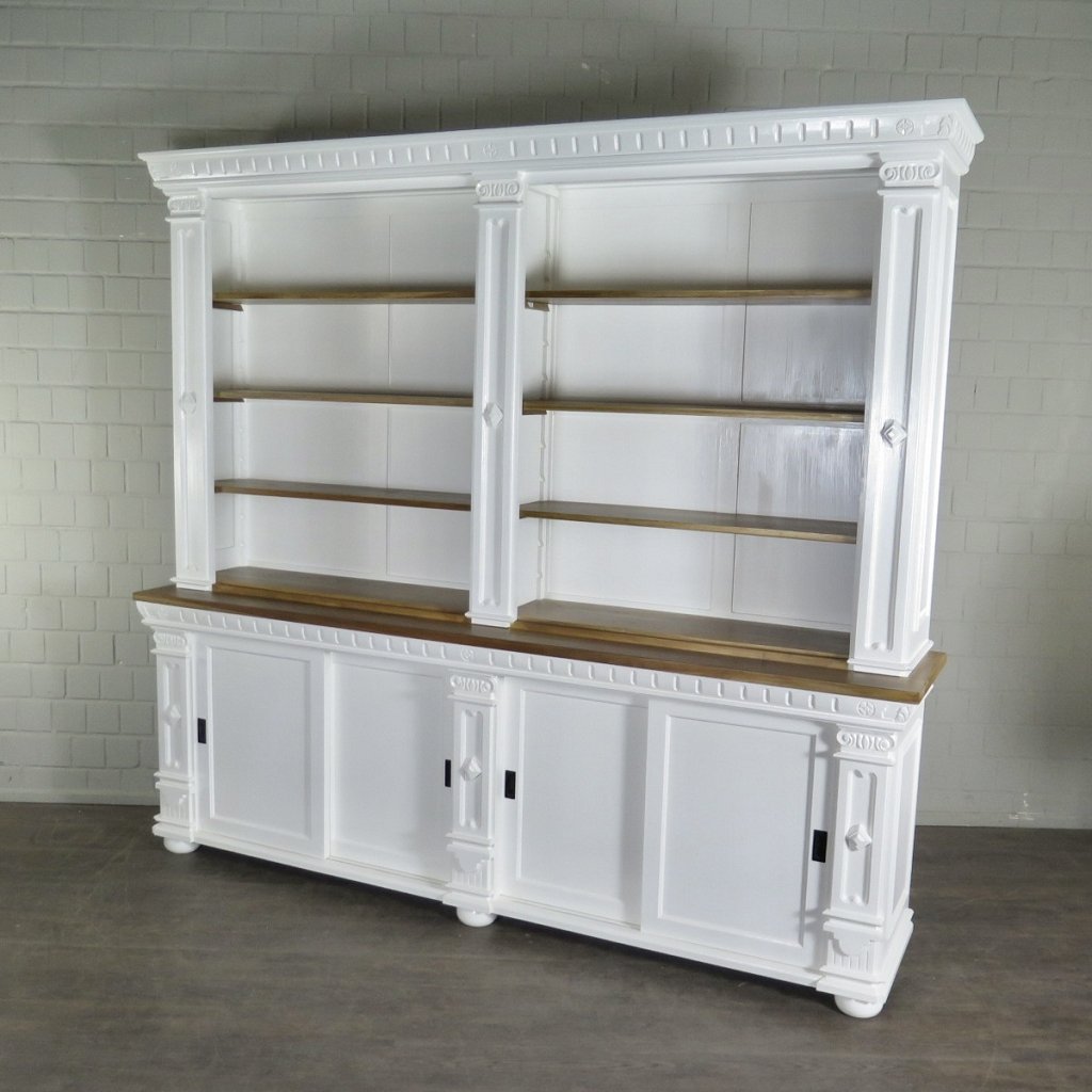 Bücherregal Ladenregal Anna Teakholz 2,50 m