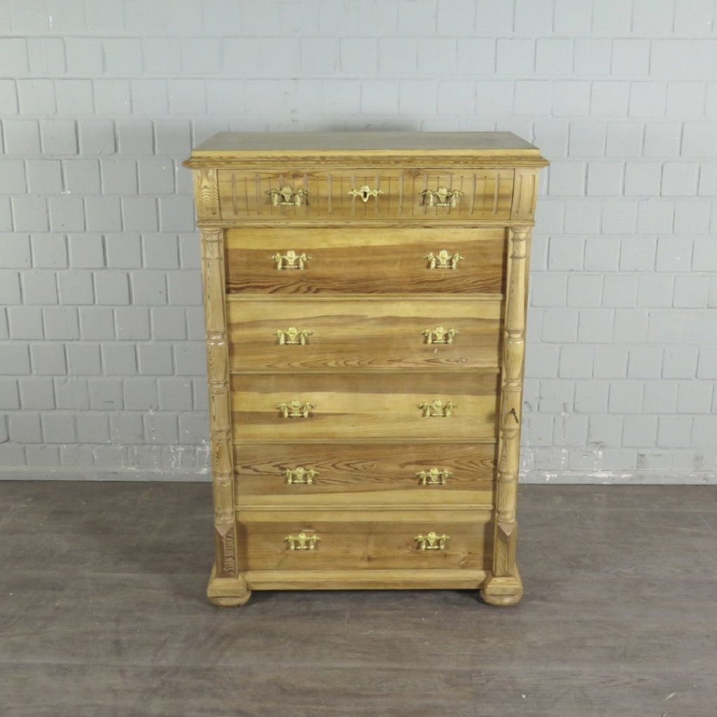 Hochkommode Kommode Gründerzeit 1880 Kiefer