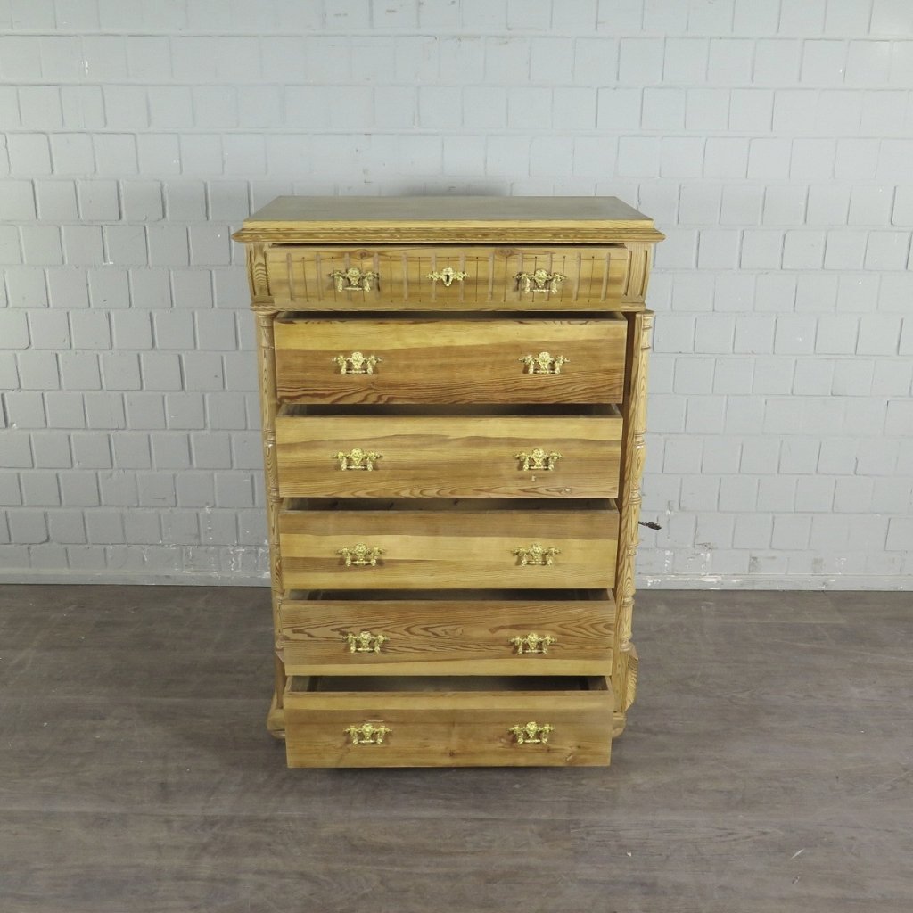 Hochkommode Kommode Gründerzeit 1880 Kiefer