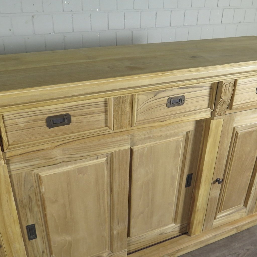 Sideboard Anrichte Teakholz 2,00 m