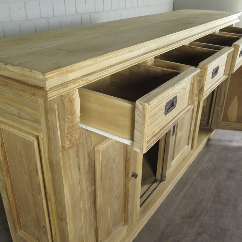 Sideboard Anrichte Teakholz 2,00 m