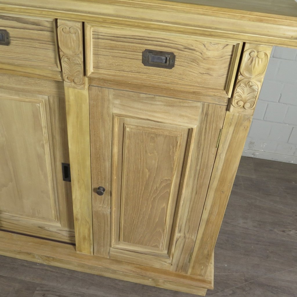 Sideboard Anrichte Teakholz 2,00 m