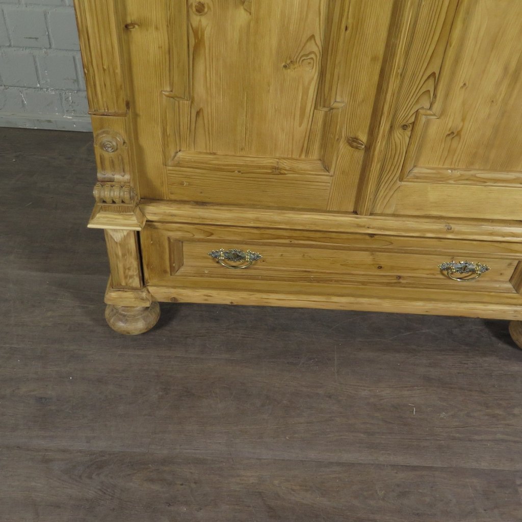 Schrank Kleiderschrank Gründerzeit 1880 Kiefer