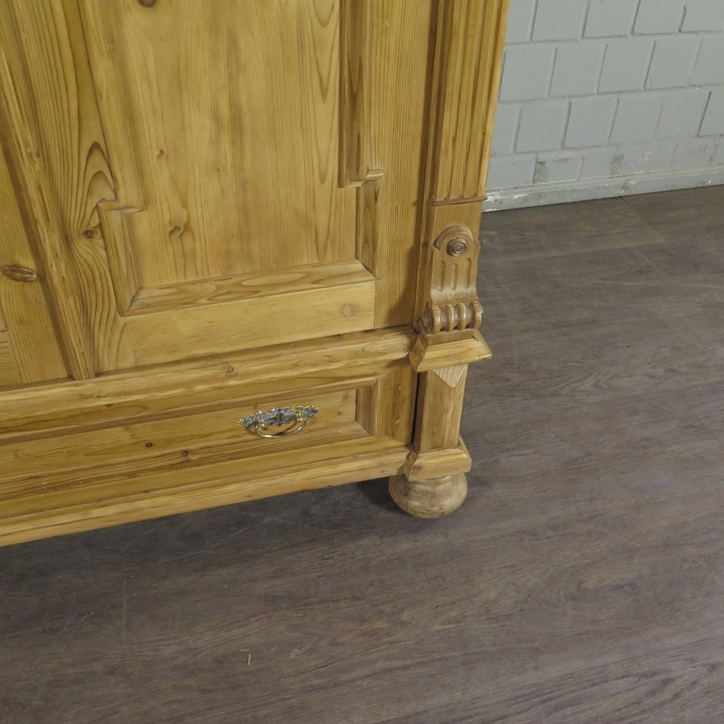 Schrank Kleiderschrank Gründerzeit 1880 Kiefer