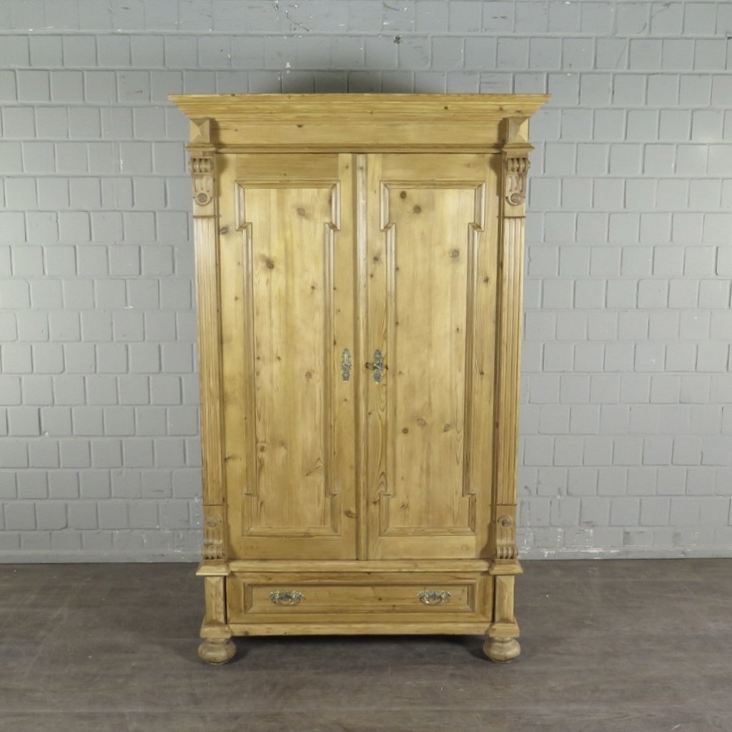 Schrank Kleiderschrank Gründerzeit 1880 Kiefer