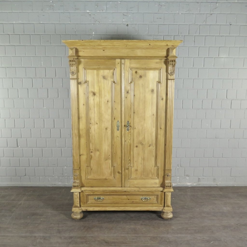Schrank Kleiderschrank Gründerzeit 1880 Kiefer
