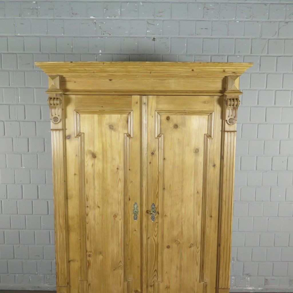 Schrank Kleiderschrank Gründerzeit 1880 Kiefer