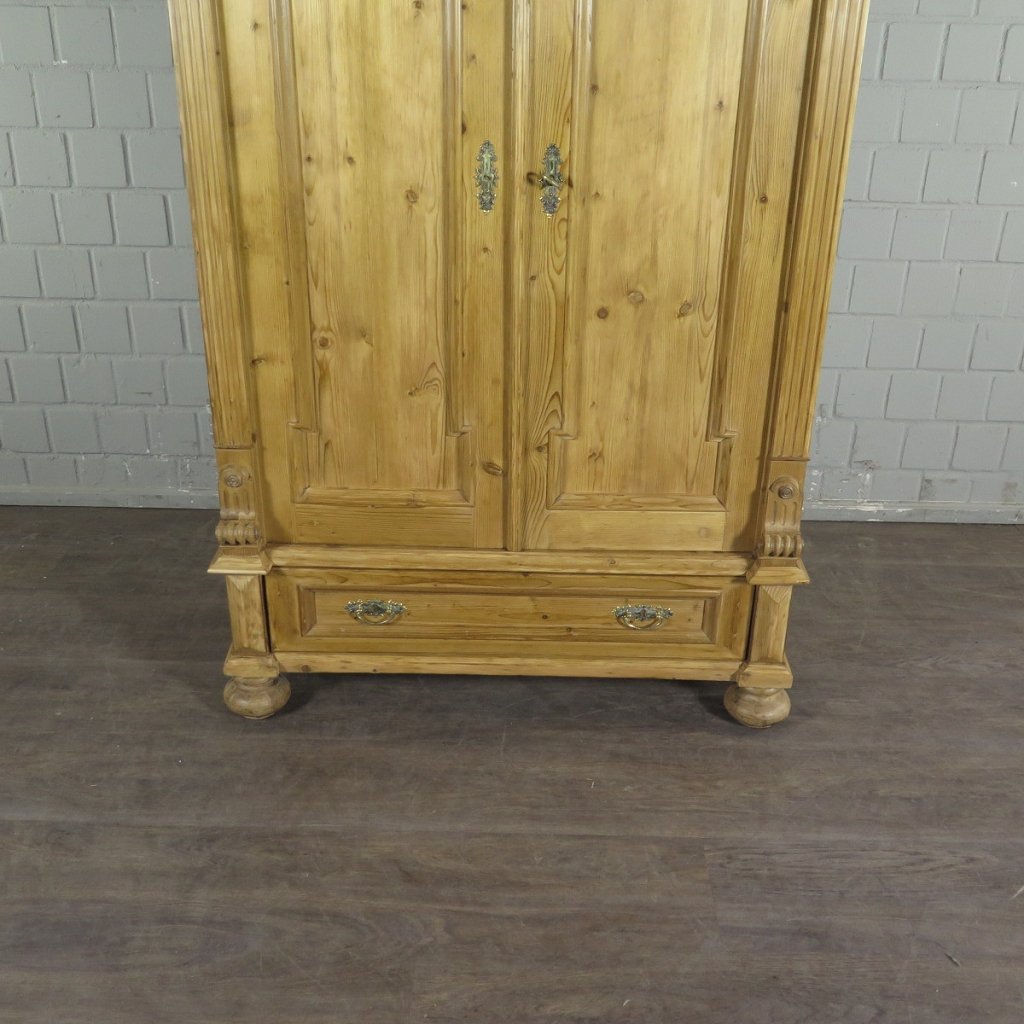 Schrank Kleiderschrank Gründerzeit 1880 Kiefer