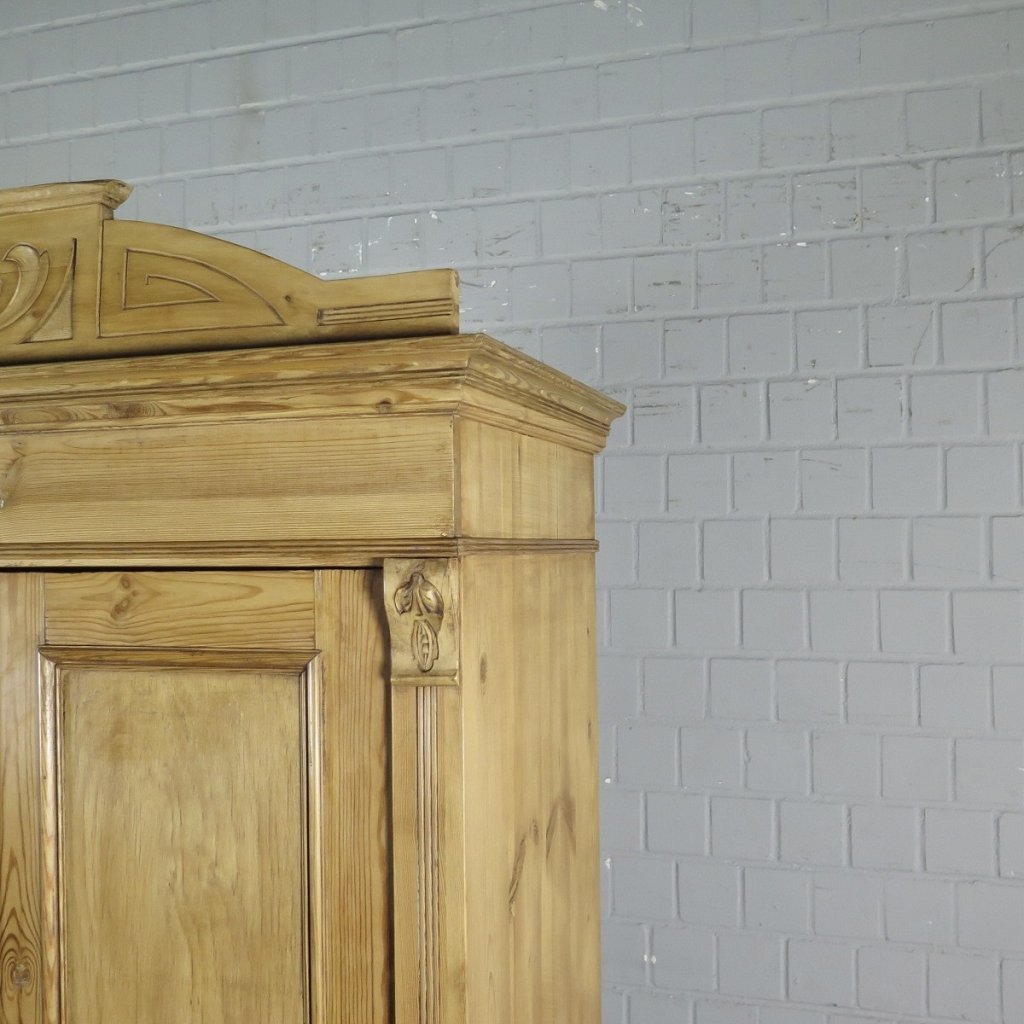 Schrank Kleiderschrank Jugendstil 1910 Kiefer
