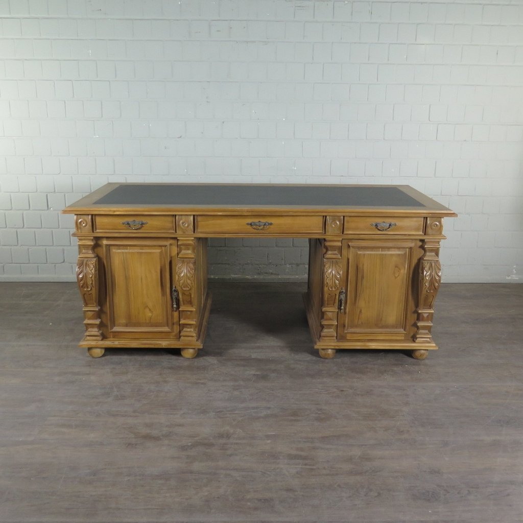 Schreibtisch Teakholz 1,90 m