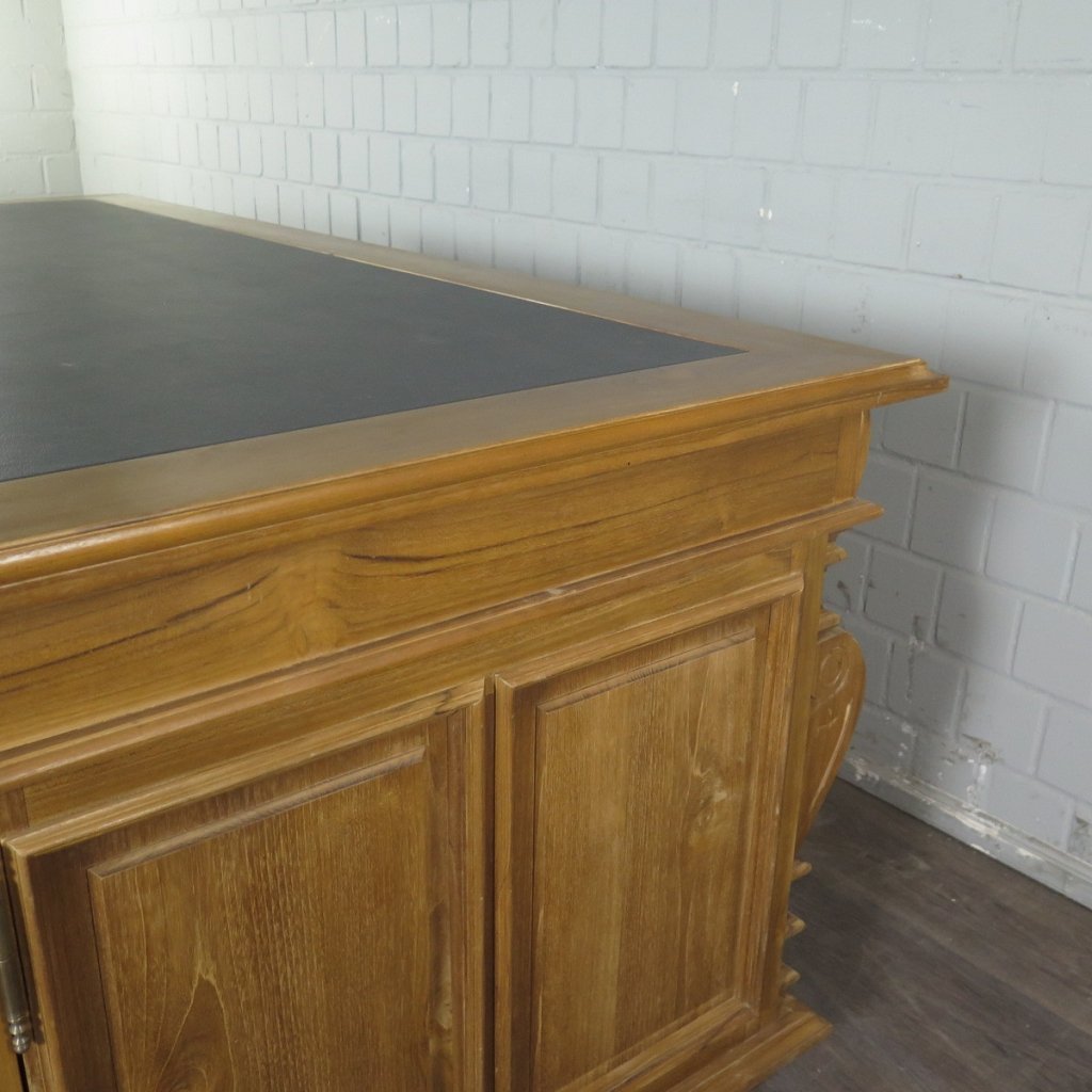 Schreibtisch Teakholz 1,90 m