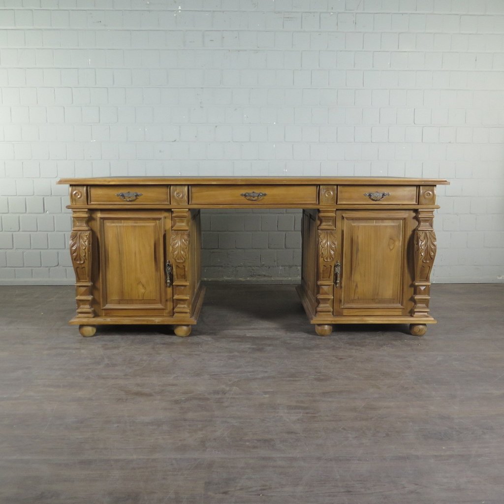 Schreibtisch Teakholz 1,90 m