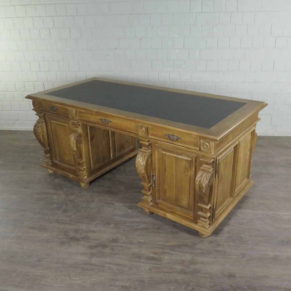 Schreibtisch Teakholz 1,90 m