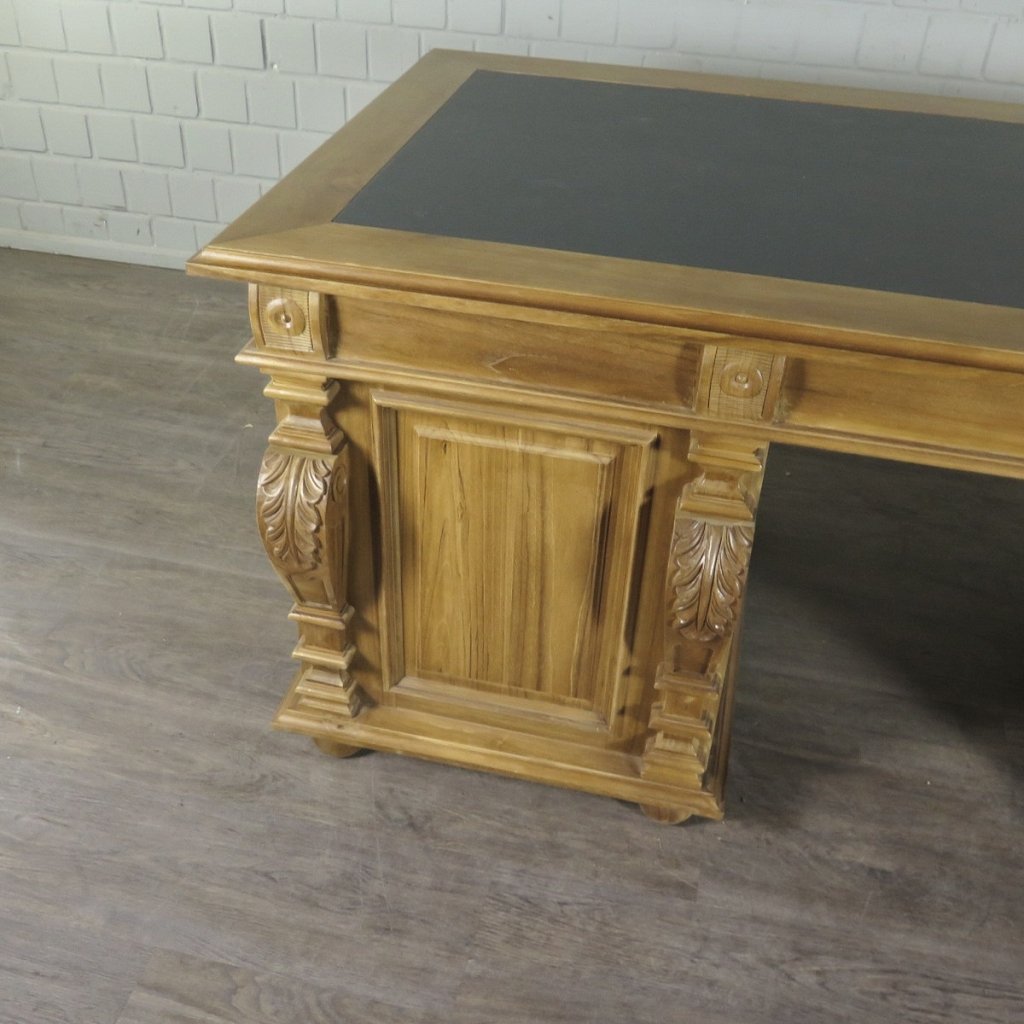 Schreibtisch Teakholz 1,90 m