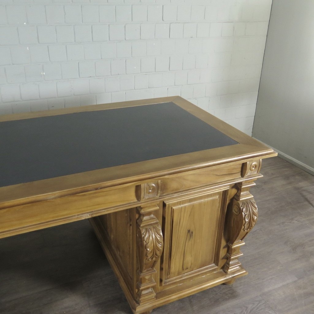 Schreibtisch Teakholz 1,90 m