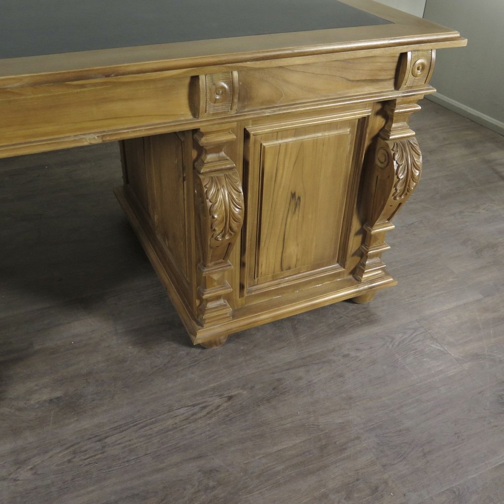 Schreibtisch Teakholz 1,90 m