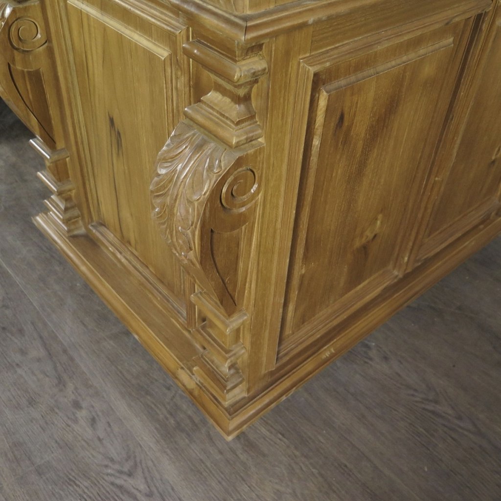 Schreibtisch Teakholz 1,90 m