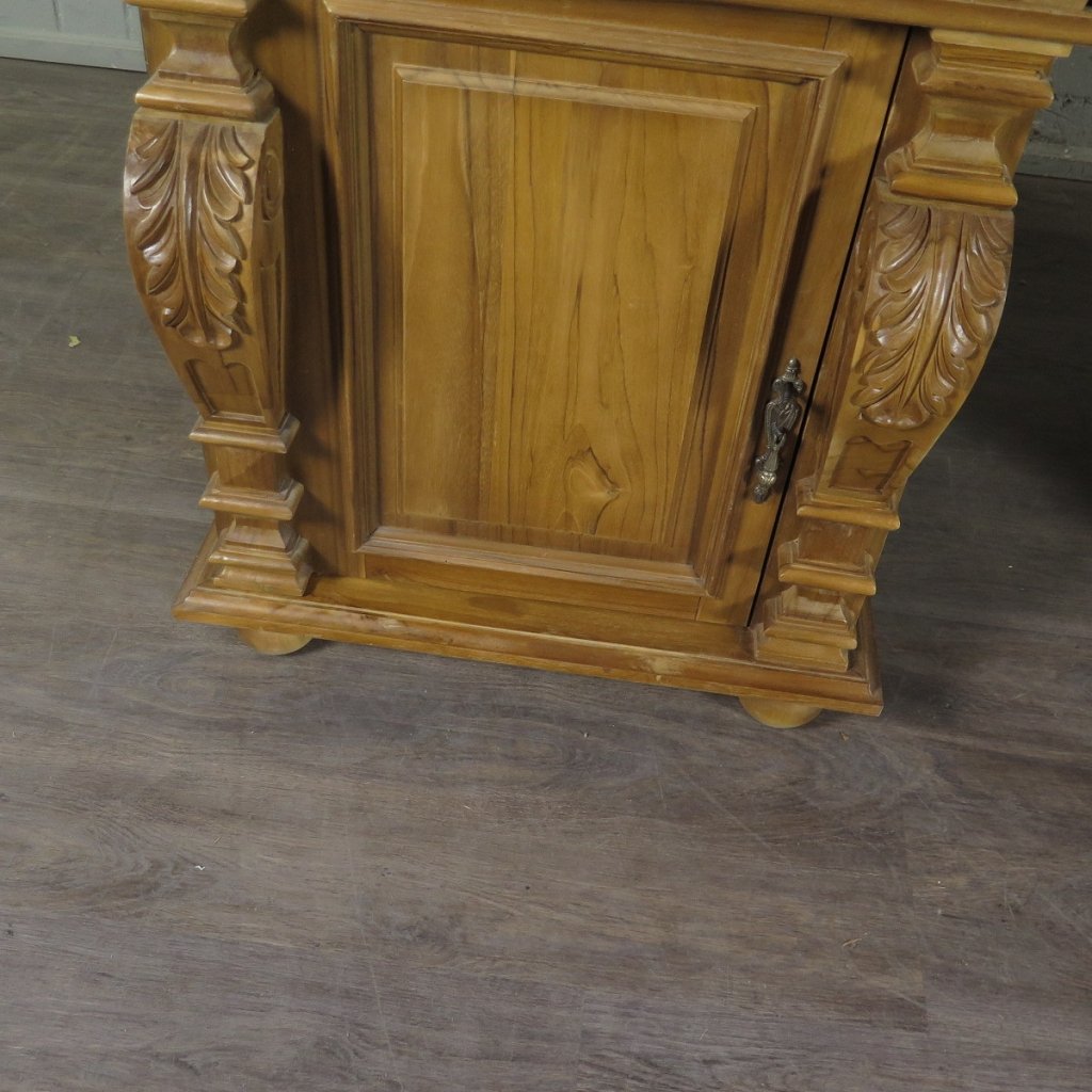 Schreibtisch Teakholz 1,90 m