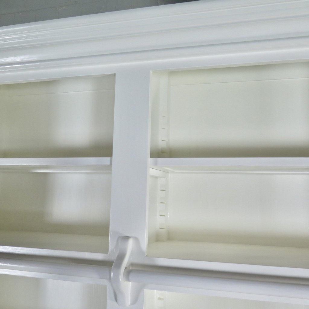 Bibliotheksschrank Wandregal 2,40 m Teakholz