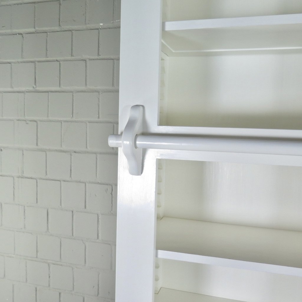 Bibliotheksschrank Wandregal 2,40 m Teakholz