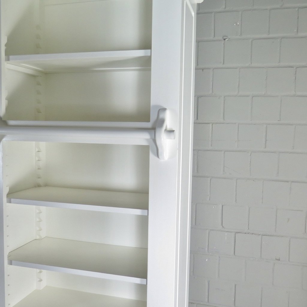 Bibliotheksschrank Wandregal 2,40 m Teakholz