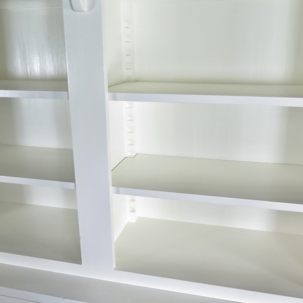 Bibliotheksschrank Wandregal 2,40 m Teakholz