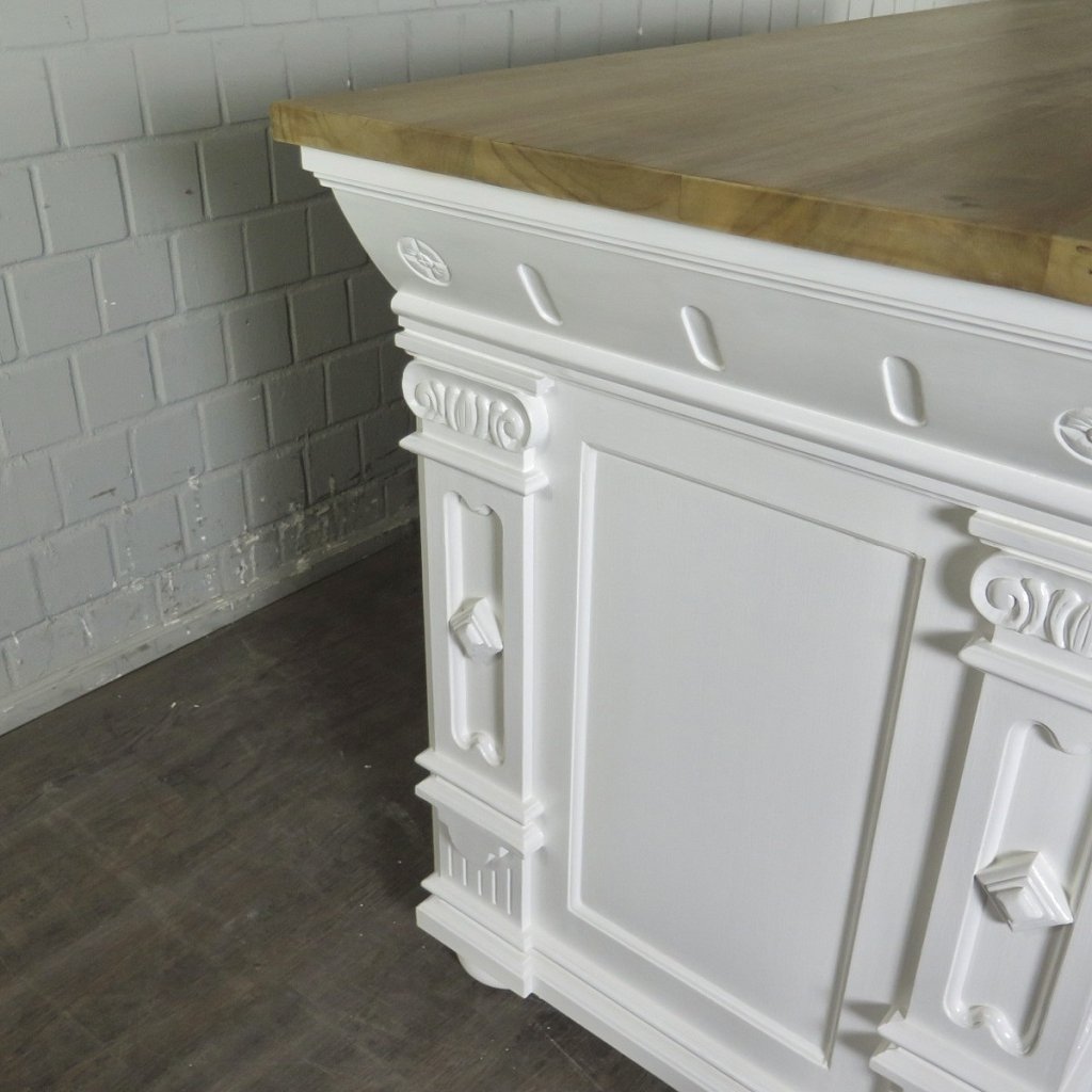 Theke Tresen Bella Elegance 2,60 m Teakholz
