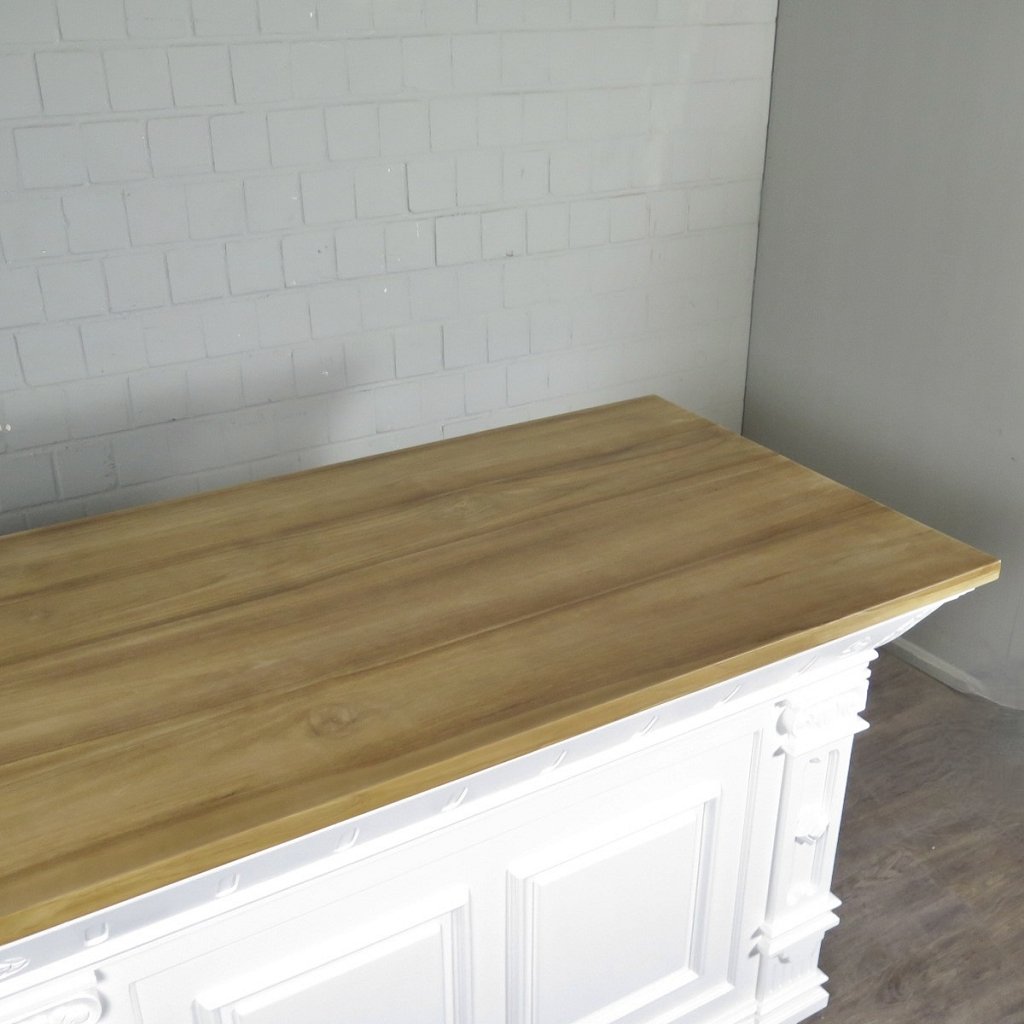 Theke Tresen Bella Elegance 2,60 m Teakholz
