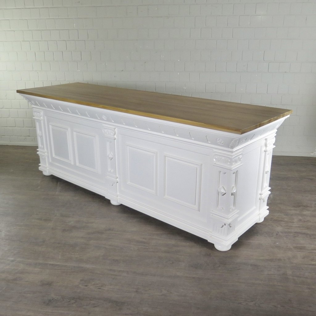 Theke Tresen Bella Elegance 2,60 m Teakholz
