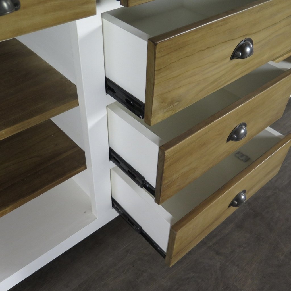 Theke Tresen Bella Elegance 2,60 m Teakholz
