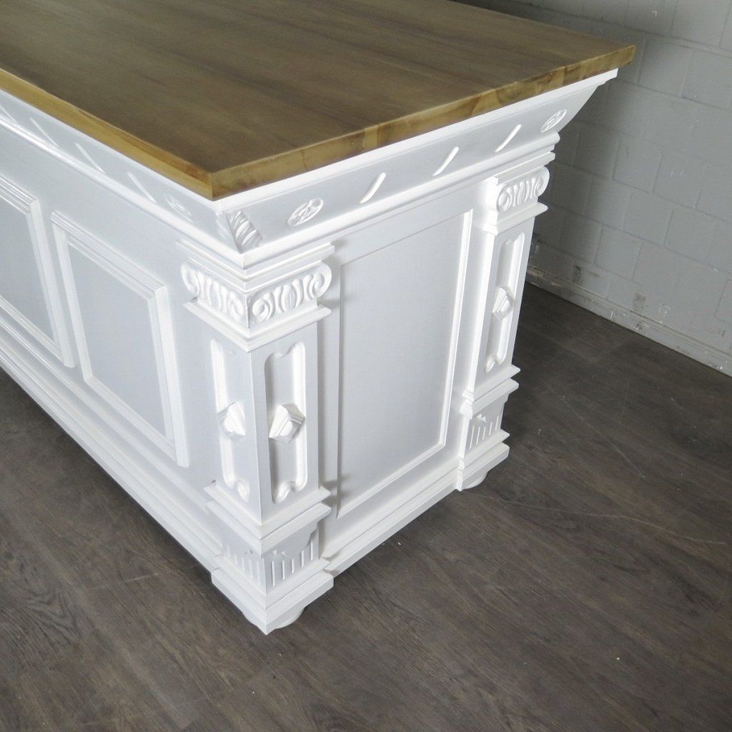 Theke Tresen Bella Elegance 2,60 m Teakholz