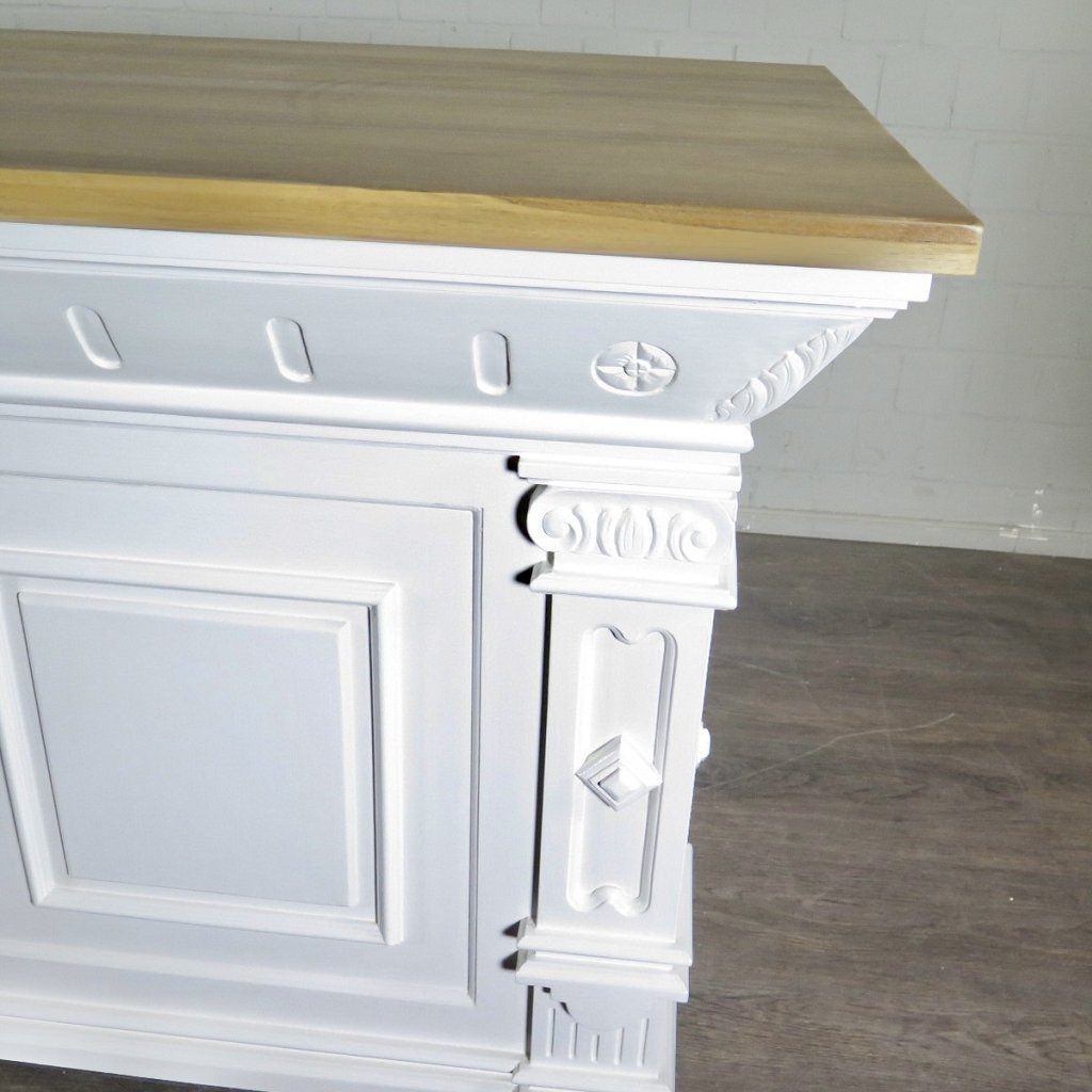 Theke Tresen Bella Elegance 2,60 m Teakholz
