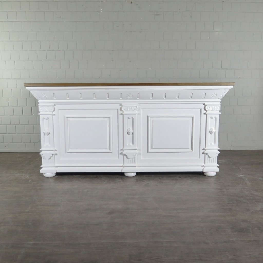 Theke Tresen Bella Elegance 2,00 m Teakholz