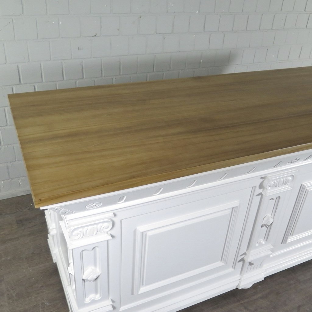 Theke Tresen Bella Elegance 2,00 m Teakholz