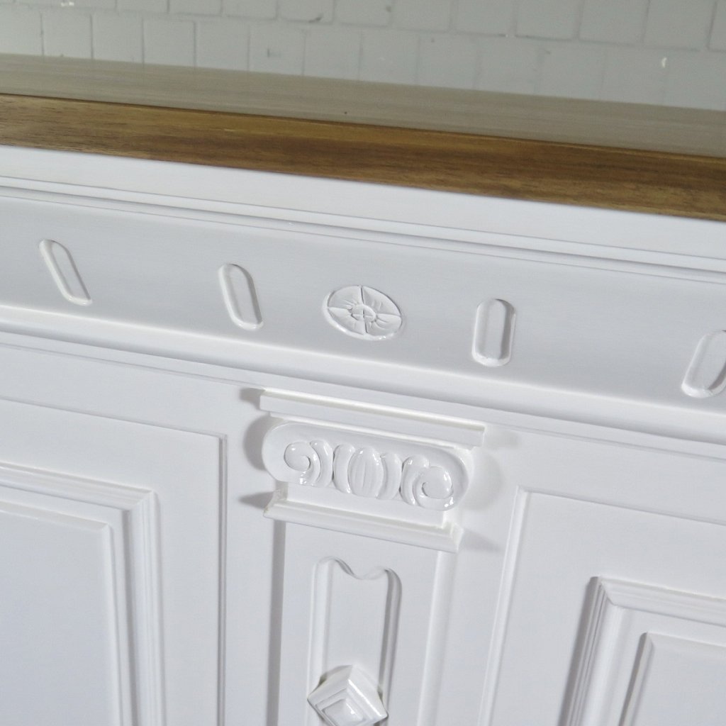 Theke Tresen Bella Elegance 2,00 m Teakholz