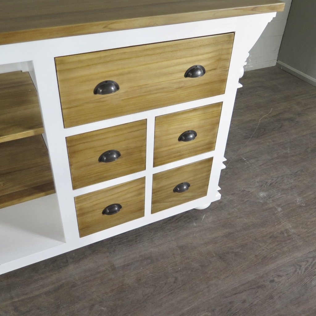 Theke Tresen Bella Elegance 1,70 m Teakholz