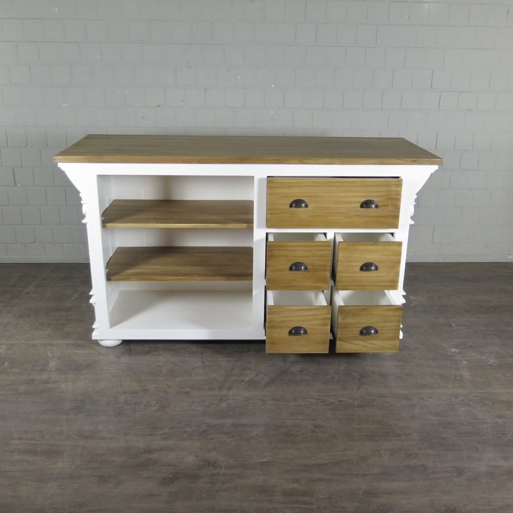 Theke Tresen Bella Elegance 1,70 m Teakholz