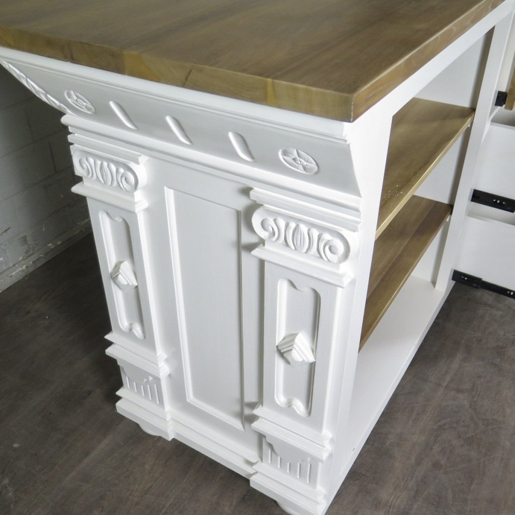Theke Tresen Bella Elegance 1,70 m Teakholz