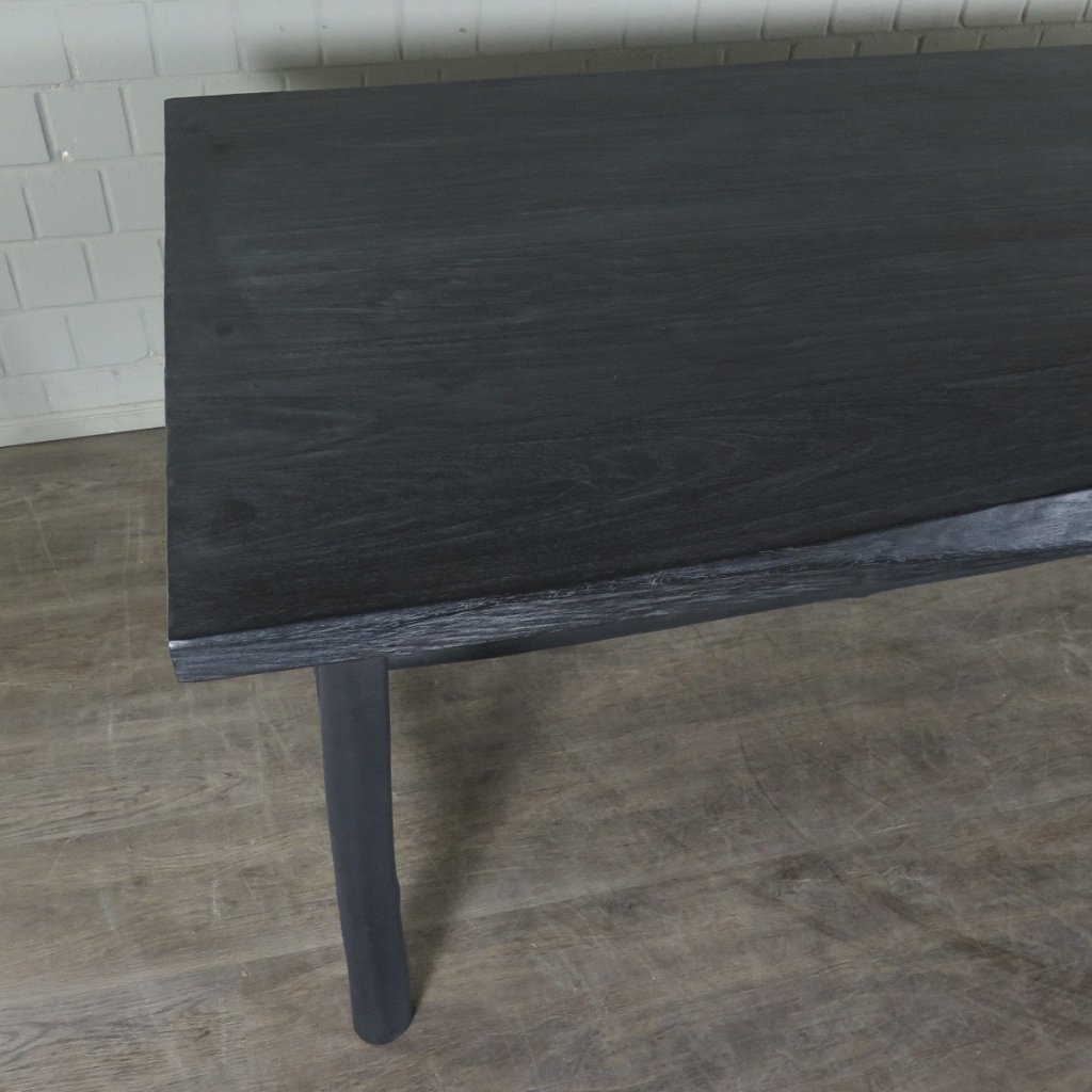 Esstisch Landhausstil Schwarz 2,40 m x 1,00 m
