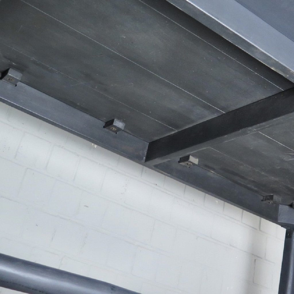 Esstisch Landhausstil Schwarz 2,40 m x 1,00 m
