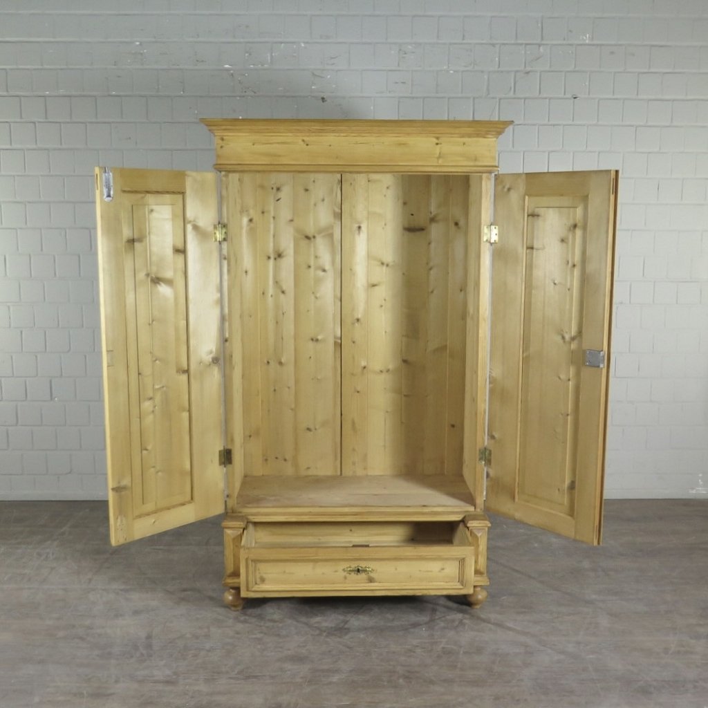 Schrank Kleiderschrank Gründerzeit 1880 Kiefer