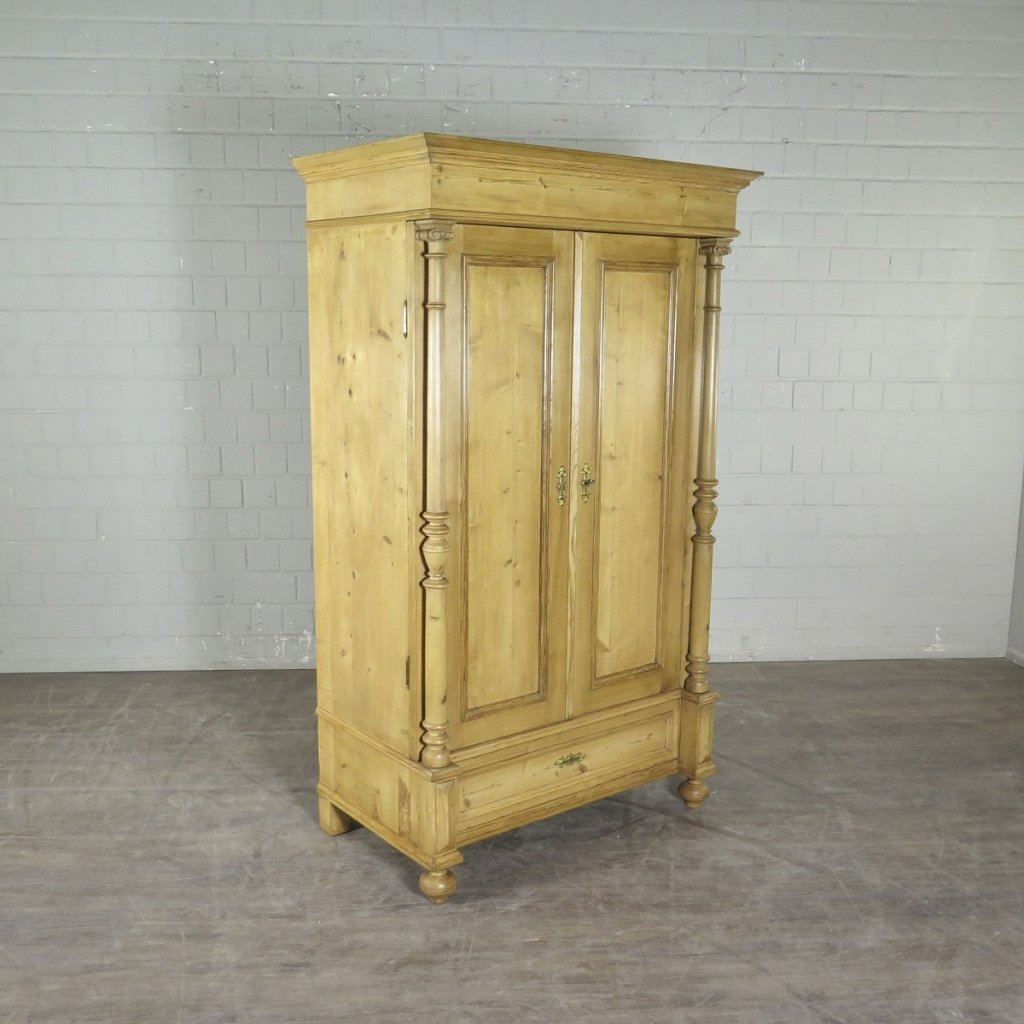 Schrank Kleiderschrank Gründerzeit 1880 Kiefer                                