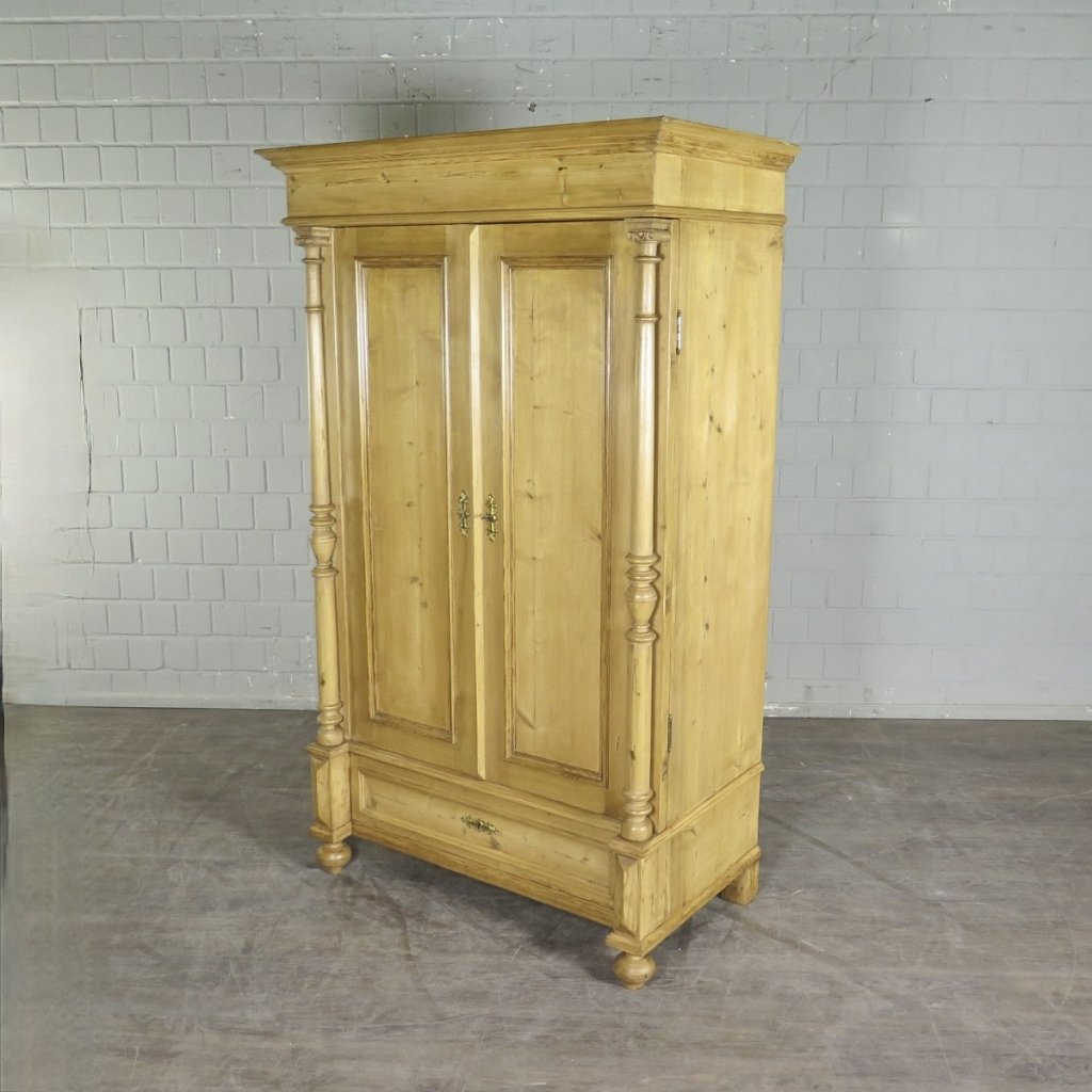 Schrank Kleiderschrank Gründerzeit 1880 Kiefer