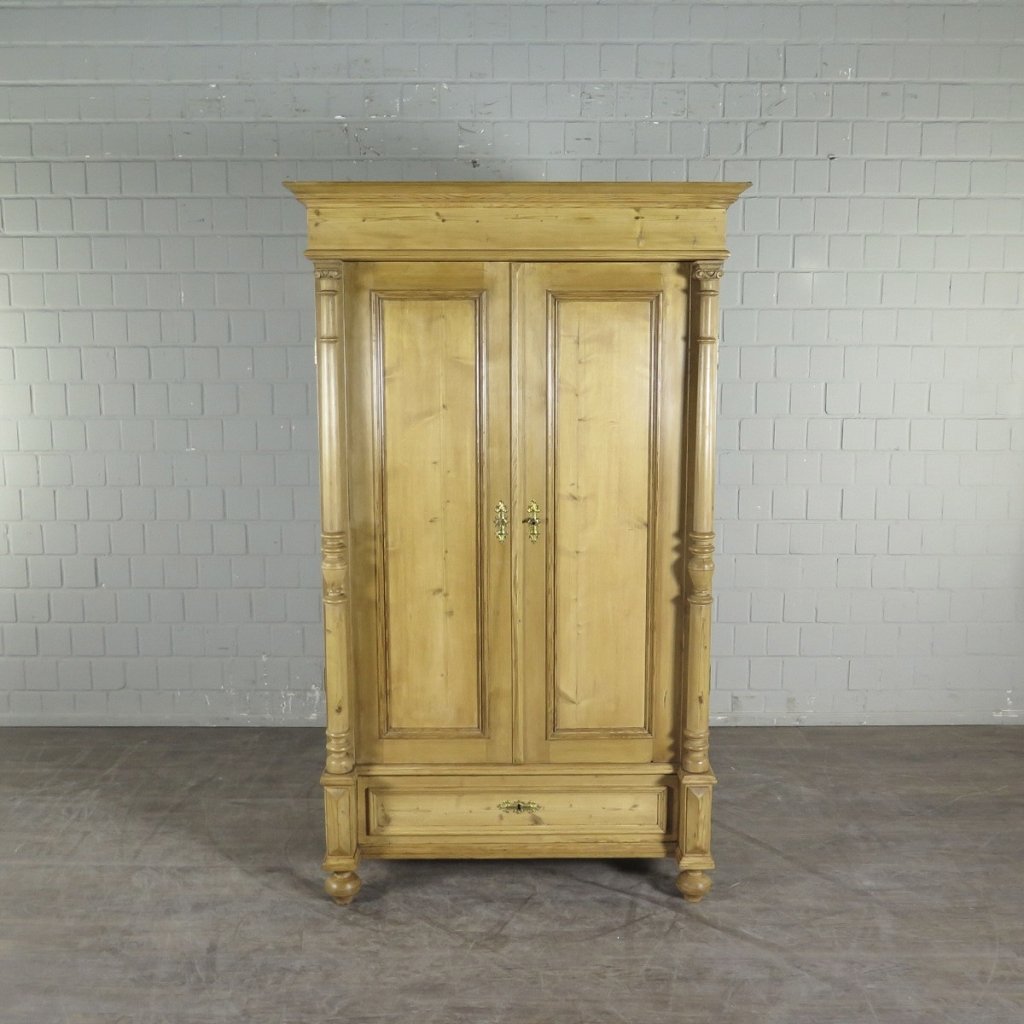 Schrank Kleiderschrank Gründerzeit 1880 Kiefer