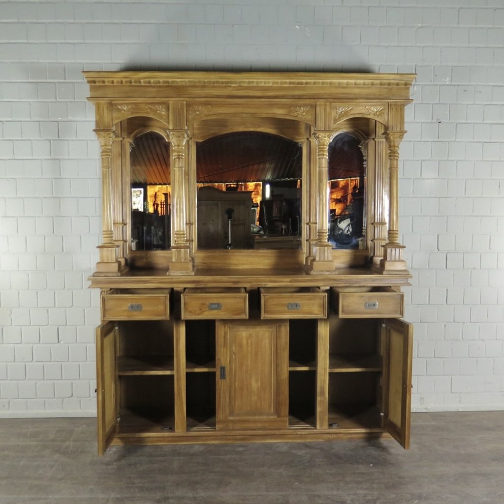 Englische Bar Theke Teakholz 2,00 m