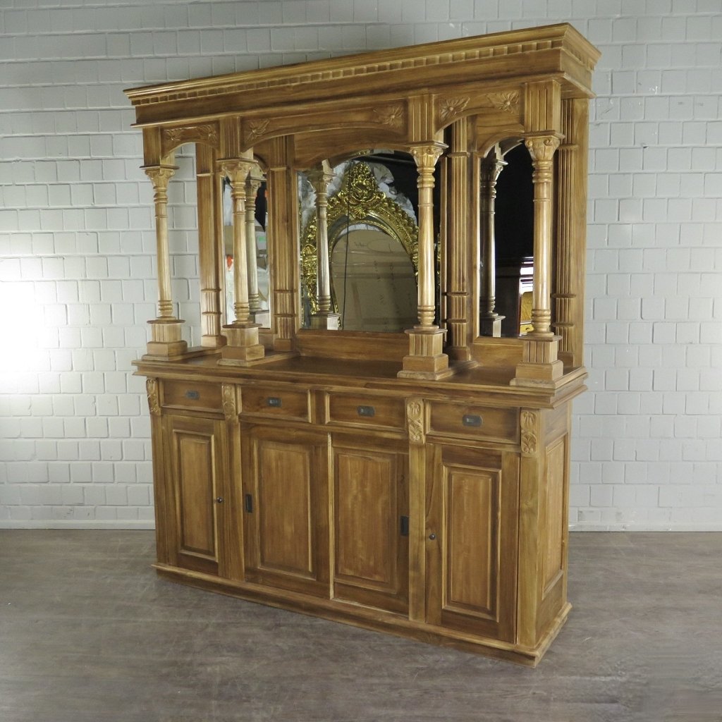 Englische Bar Theke Teakholz 2,00 m