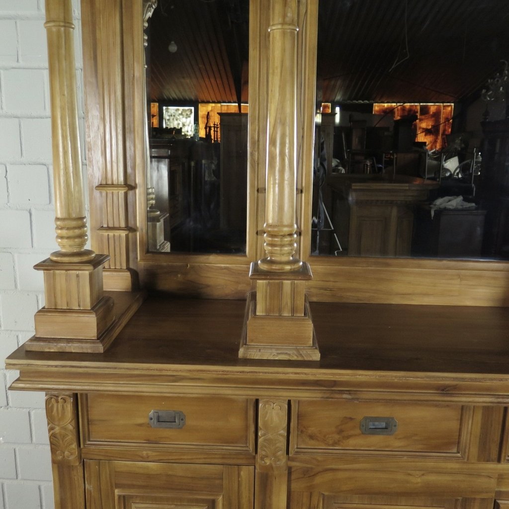 Englische Bar Theke Teakholz 2,00 m
