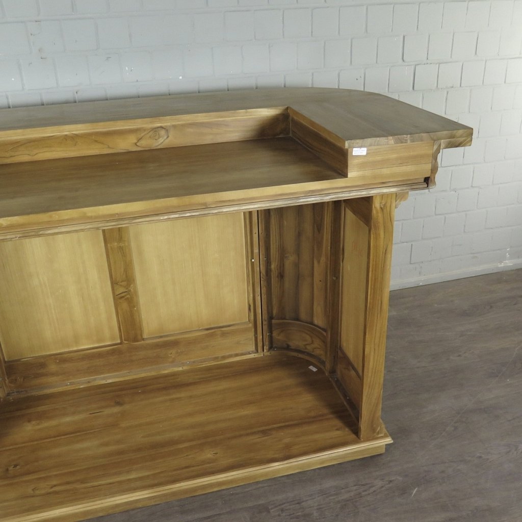 Englische Bar Theke Teakholz 2,00 m