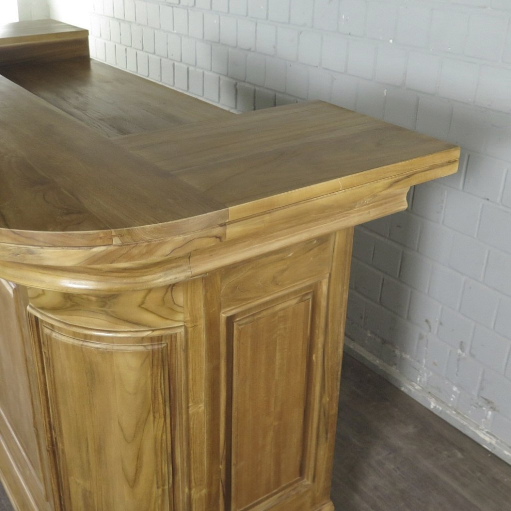 Englische Bar Theke Teakholz 2,00 m